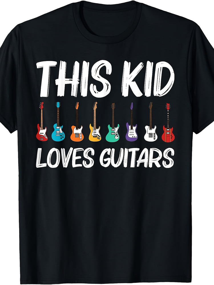 Cool Guitar Gift for Acoustic Guitarist Band Music T-Shirt