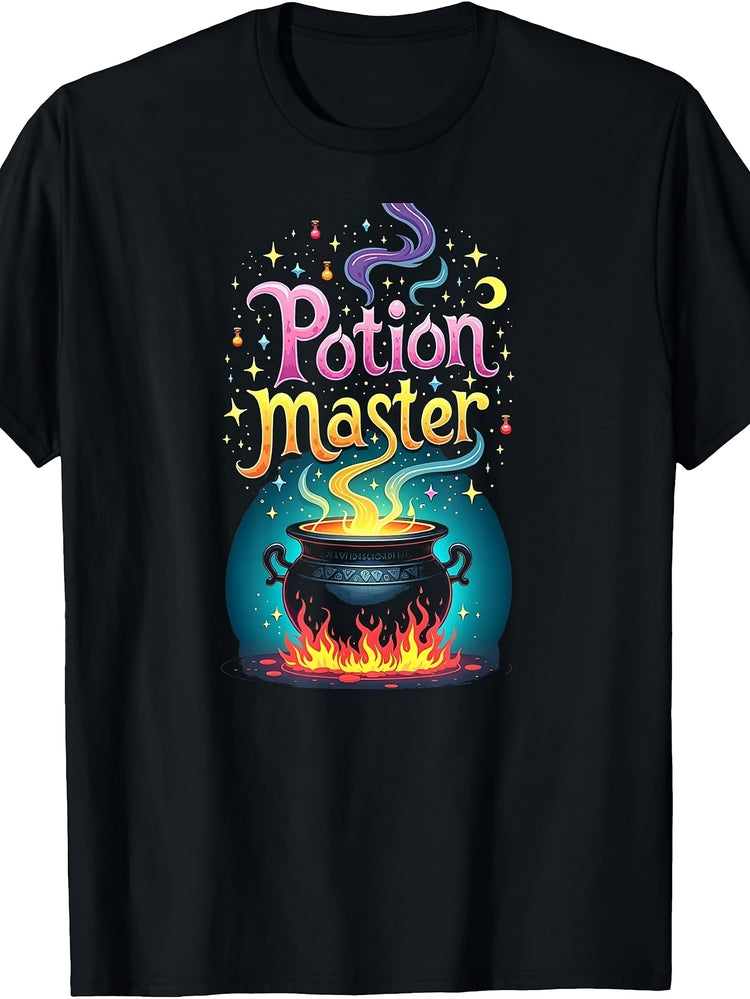Halloween Witches & Magic Potion Master Spellcaster T-Shirt