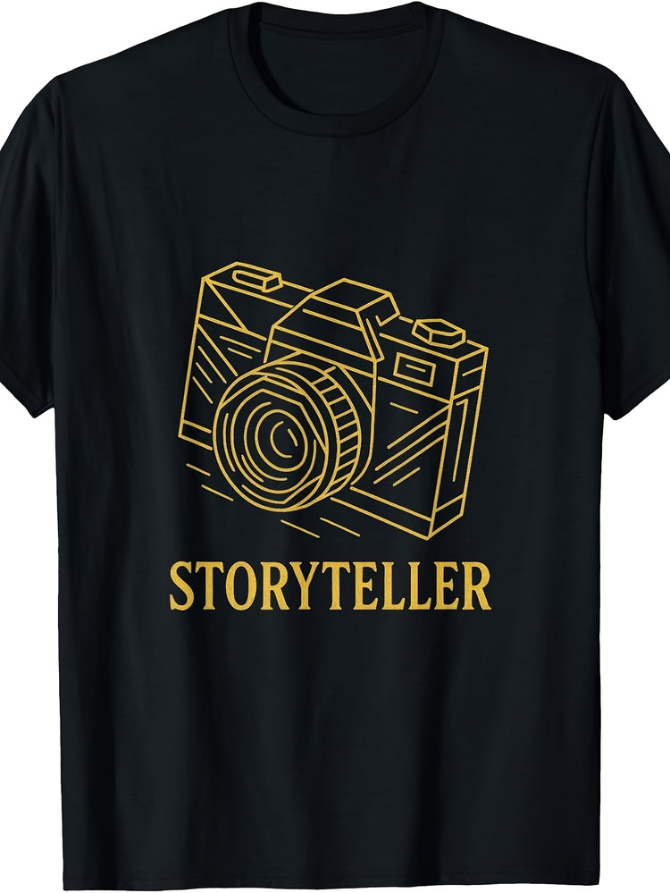 Storyteller - Retro Vintage Camera Art T-Shirt