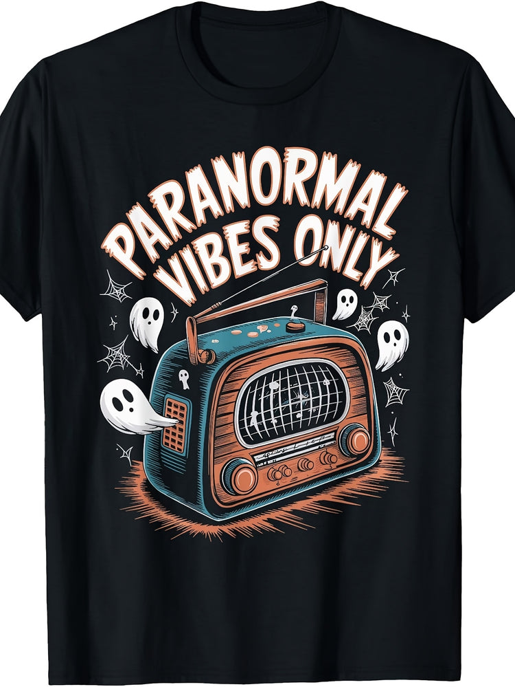 Paranormal Vibes solely Ghost Hunting Halloween T-Shirt