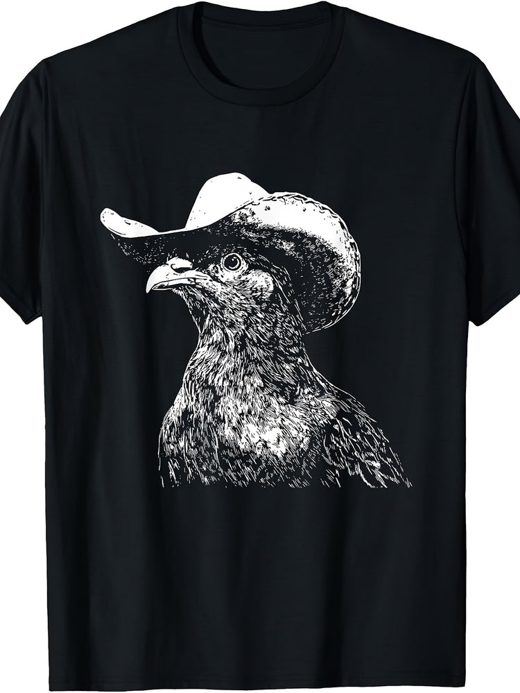 Pigeon Cowboy Hat Western T-Shirt